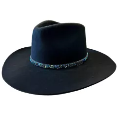 Chapéu Mundial Social Lã Talismã Preto 543