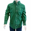 Camisa Infantil Laço Forte ML Xadrez Verde/Preto 171013.9