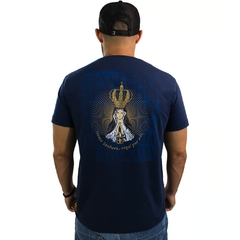 Camiseta Masculina Sacudido's Aparecida Azul Marinho CMP81 na internet