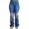 Calça Feminina Alabama BootCut Strass Carey 462