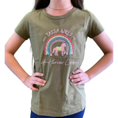 T-shirt Infantil Tassa Girl Comfort Verde 4900.1 - comprar online