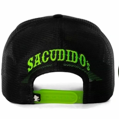 Boné Sacudido's Preto Verde Neon BN512