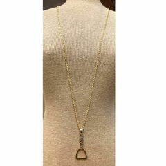 Colar Estribo Dourado EL020.2