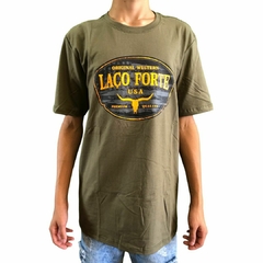 Camisa Masculina Laço Forte Verde LC108