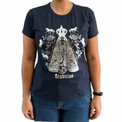 T-shirt Feminina Stabulos Marinho BSBL0008