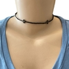 Choker EL Miçanga Preto Cacto Ouro Velho CH114.1
