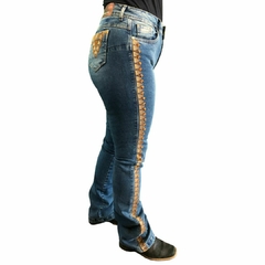 Calça Feminina Buphallos Boot Cut Bordada Horse BPL849