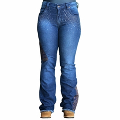 Calça Feminina Alabama BootCut Strass Nossa Senhora 460 na internet