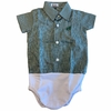 Body Baby Ranch MC Xadrez Verde B019