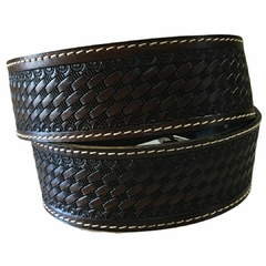 Cinto Couro Balaiado Café CT22 - comprar online