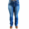 Calça Feminina Tassa Boot Cut Medium Wash 5156