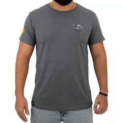 Camiseta Masculina Sacudido's Caminhoneiro Cinza CMP75 - comprar online