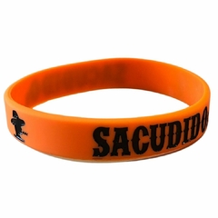 Pulseira Silicone Sacudido's Laranja SA24