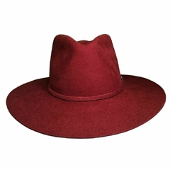 Chapéu Boho Jeito De Cowboy Bordô 71199 - comprar online