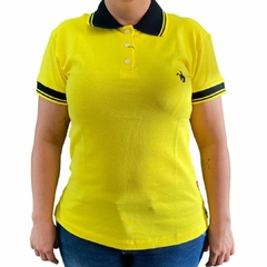 Polo Feminina Terra De Peão Amarela - PF09