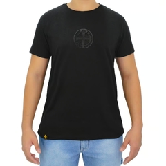 Camiseta Masculina Sacudido's São Bento Preto CMP72 - comprar online