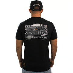 Camiseta Masculina Sacudido's D20 Preto CMP79 na internet