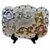 Fivela Bretes Princesa Jasmine Prateado 1115