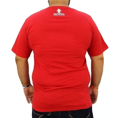 Camiseta Masculina Sacudido's Logo Estilizado Vermelha CM371 na internet