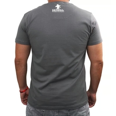 Camiseta Masculina Sacudido's Rodeio Cinza CM359 na internet
