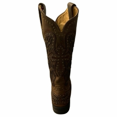 Bota Texana Feminina Goyazes BQ Dallas Tabaco 243202-CK - loja online