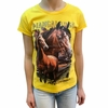T-shirt Feminina Violeiros Mangalarga Amarelo 00304.1