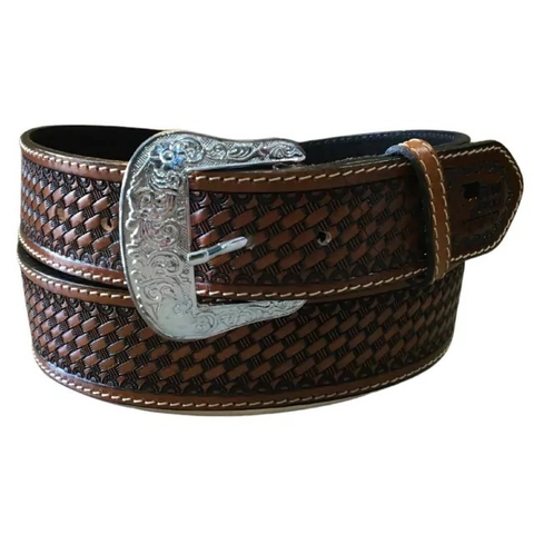 Cinto Couro Balaiado Marrom CT20 - comprar online