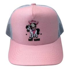 Boné Infantil Baby Ranch Cowgirlzinha Rosa BN243 - comprar online