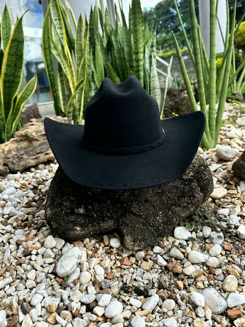 Chapéu Eldorado Company Lã Farm Preto/Preto EC965.5 - comprar online
