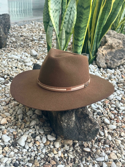 Chapéu Mundial Social Lã Australiano Marrom 894 - comprar online