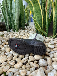 Bota Texana Infantil Marcial Café/Gelo 2704C - Barcelos Country