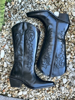 Bota Country Helazza Western Boots Preta 92025P na internet