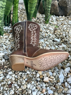 Bota Country Helazza Western Boots Marrom 92025M - Barcelos Country