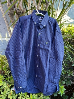 Camisa Infantil Laço Forte ML Xadrez Marinho/Preto 171013.78 - comprar online