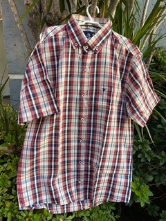 Camisa Infantil Laço Forte ML Xadrez Bordô/Branca/Preta 171013.72 - comprar online