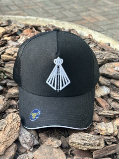 Boné Farm Bulls Nossa Senhora Aparecida Preto/Branco BN598 - comprar online