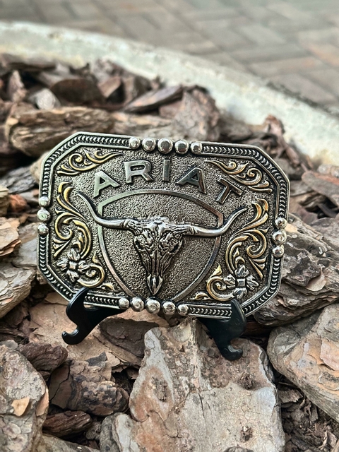 Fivela Ariat Floral Long Horn 7018 - comprar online