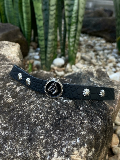 Choker Cavalo Preto CH159 - comprar online