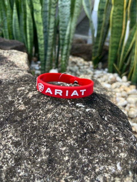 Pulseira Silicone Ariat Vermelha PA72 - comprar online