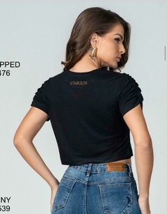 Crooped Stabulos Feminina Preto STB476 na internet