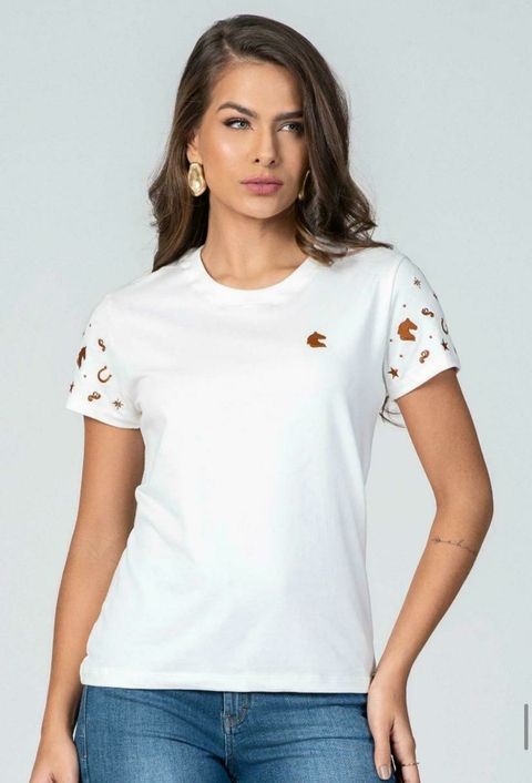 T-Shirt Stabulos Feminina Off White STB586A - comprar online