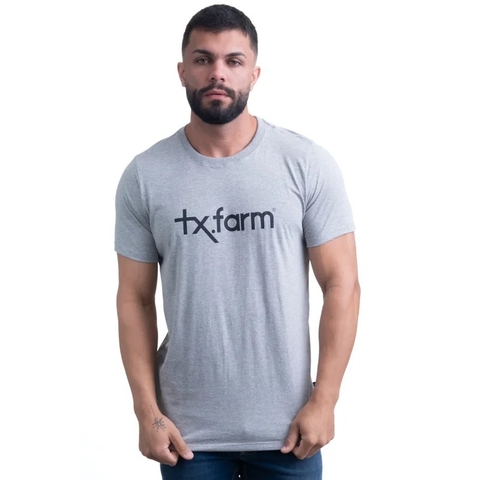Camiseta Masculina Texas Farm Cinza CM258.4 - comprar online