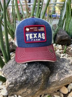 Boné Texas Farm Jeans/Bege EUA BN250.2 - comprar online