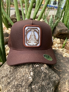Boné Hat's Co Nossa Senhora Aparecida Marrom BN608 - comprar online