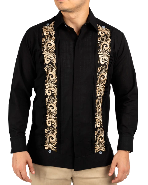Guayabera Yucateca Bordada Mod Maní - comprar en línea