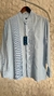 Camisa Guayabera Yucateca Lino Bordado Cuello Mao M Cuzama