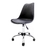 Cadeira Saarinen Pp Preto Office Cromada