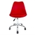 Cadeira Saarinen Pp Vermelha Office Cromada - comprar online