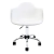 Cadeira Eames Com Braço Branca Office Cromada - comprar online
