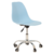 Cadeira Eames Pp Azul Office Cromada